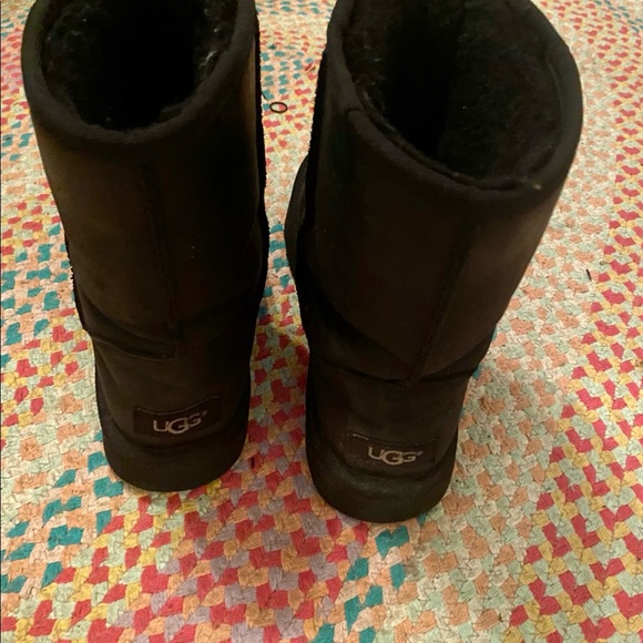 UGG Classic short wool lined leather boot*SOLD - Picture 5 of 8